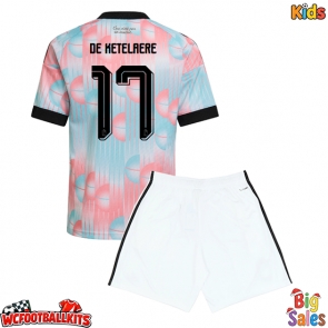 Belgium Charles De Ketelaere #17 Replica Away Stadium Kit for Kids World Cup 2026 Short Sleeve (+ pants)